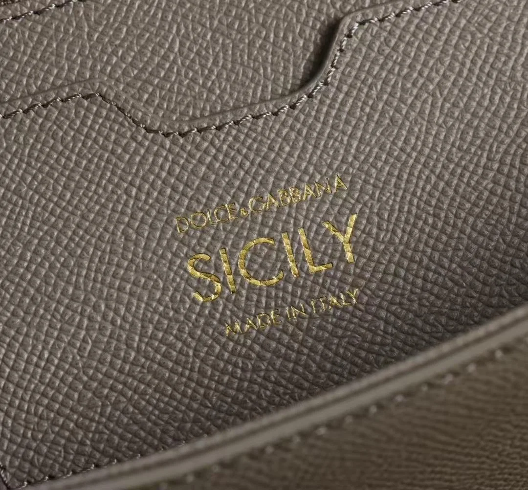 Dolce & Gabbana Small Sicily handbag in dauphine calfskin product view 7
