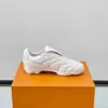 Louis Vuitton Men White Sneakers — Outlined LV Side Detail product view 6