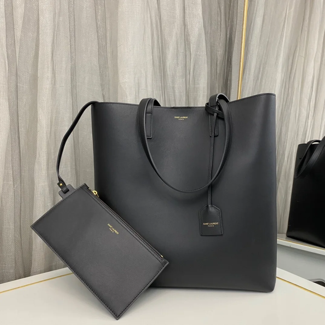 Saint Laurent Upright Tote Bag Black product view 3