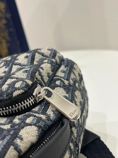 Dior Mini Bag – Oblique Pattern Fabric (24x10x16cm) product view 2