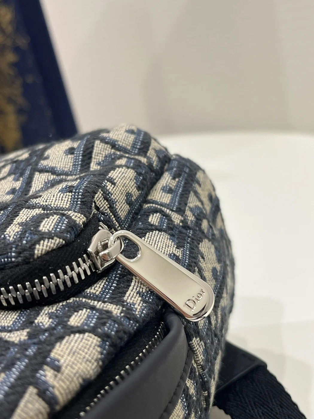 Dior Mini Bag – Oblique Pattern Fabric (24x10x16cm) product view 2