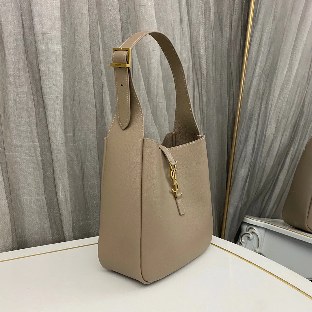 Saint Laurent Le 5 à 7 Supple Hobo Bag Beige Color product view 4