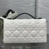 Dior My Dior Mini Bag in white and black lambskin product view 3