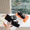 Hermès Women Black Leather Slip-On Sandals product view 5