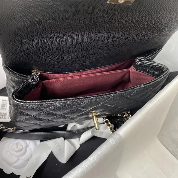 Chanel Coco Small Black with Gold Hardware Bag product view 6