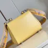 Louis Vuitton Clunny Yellow Raised Pattern 20x16cm Bag product view 3