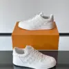 Louis Vuitton Men White Sneakers — Perforated Toe Detail product view 4