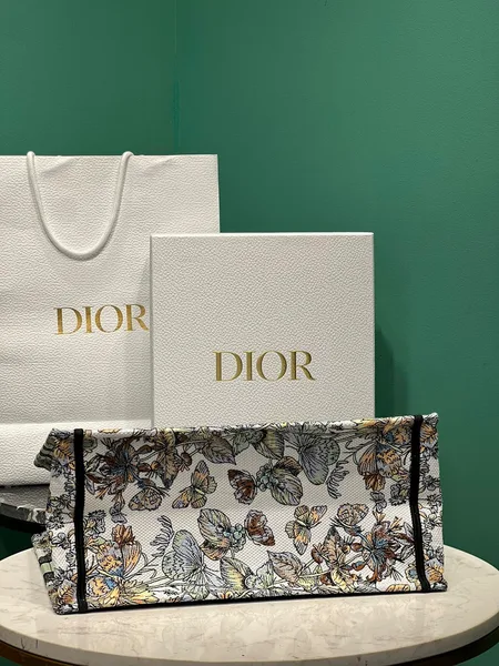 Dior Book Tote 36 cm — Multicolor Ornamental Pattern product view 3