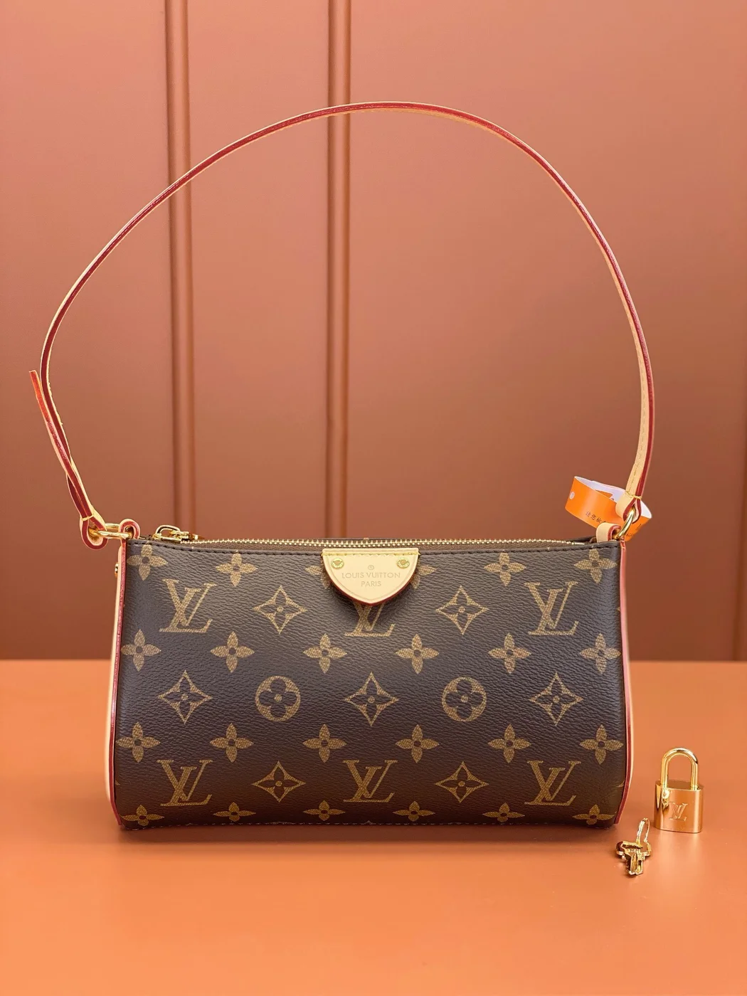 Louis Vuitton Pochette Tirette bag in monogram coated canvas product view 1