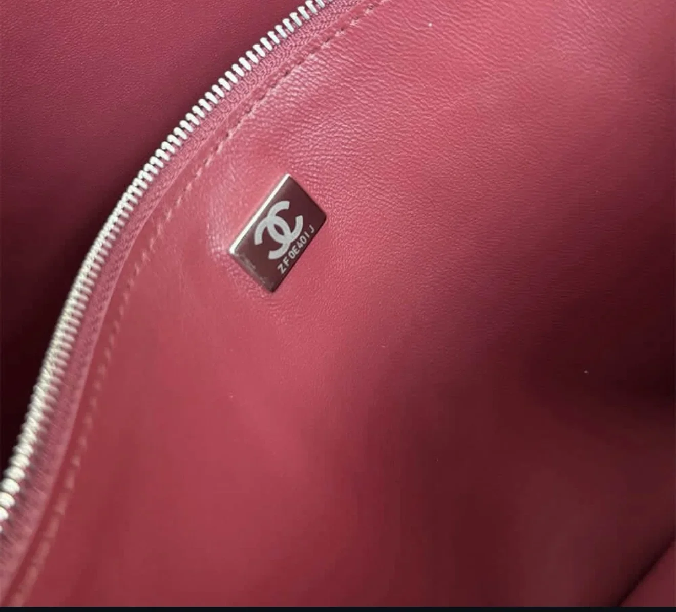 Chanel Maxi Flap 38 Black Silver Hardware Bag product view 6