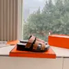 Hermès Women Brown Sandals — H-Strap Slides product view 2