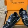 Louis Vuitton Women Black Fabric Sneakers product view 4