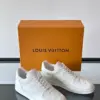 Louis Vuitton Men White Sneakers — Perforated Toe Detail product view 5