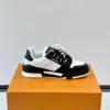 Louis Vuitton Men Black and White Sneakers — Monogram Side Panels product view 6