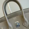 Hermès Birkin 25 Gris Tourterelle Togo Palladium Hardware Bag product view 7