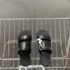 Hermès Women Black Leather Flat Sandals product view 2