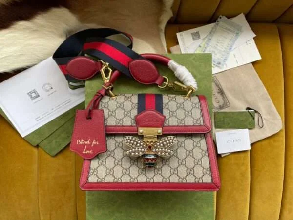 Gucci Queen Margarnet Bag Monogram Pattern 25.5×17.5 cm product view 1