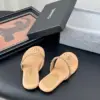 Chanel Women Beige Sandals — Chain-Detail T-Strap product view 2