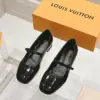 Louis Vuitton Women Black Patent Leather Mary Jane Loafers — Rounded Toe product view 1