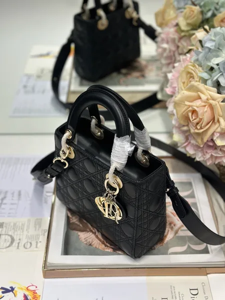 Dior Lady Small Black Handbag product view 3