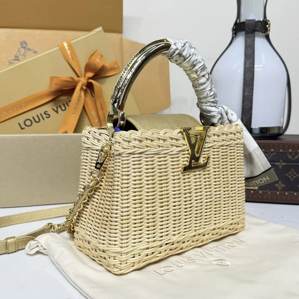 Louis Vuitton Capucines BB Wicker Bag product view 2