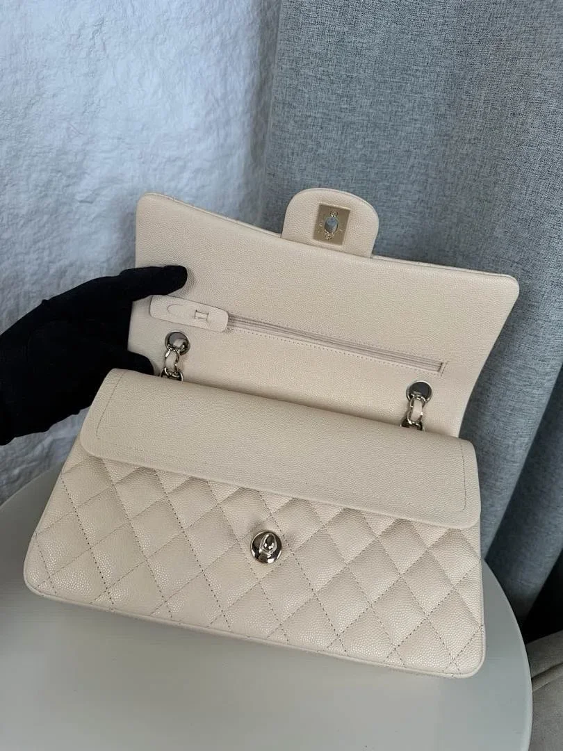 Chanel Classic Flap Medium Beige Gold Hardware Bag product view 5