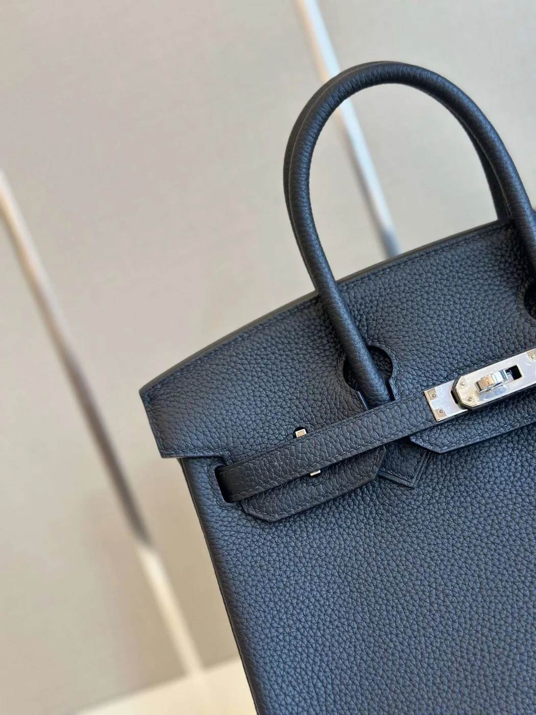 Hermès Birkin 30 Dakr Blue Togo Leather Palladium Hardware Bag product view 5