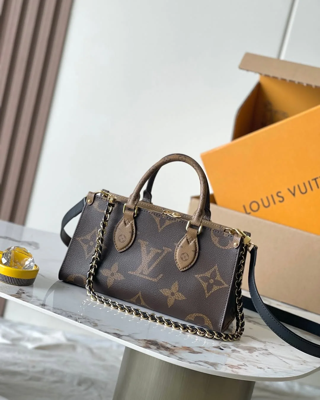 Louis Vuitton OnTheGo East West Brown Bag product view 1