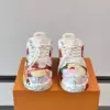 Louis Vuitton Men White Multicolor Leather Sneakers product view 2