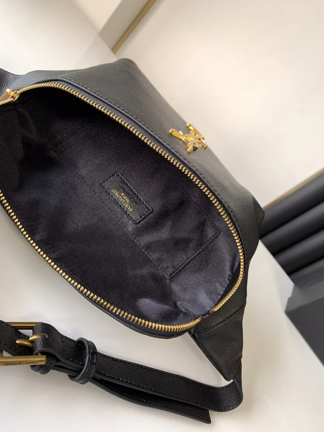 Saint Laurent Monogram Logo Fanny Pack/Belt Bag product view 7