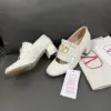 Valentino Women White Leather Fringe Detail Pumps product view 5
