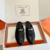 Hermès Women Black Leather Mules — Textured Loafer Style product view 2