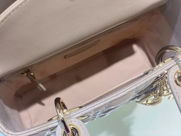 Dior Lady Light Pink Handbag 20 cm product view 6