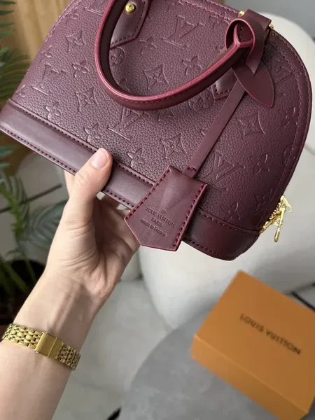 Louis Vuitton Alma Burgundy Bag product view 3
