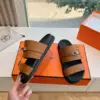 Hermès Women Brown Leather Straps Sandals product view 6