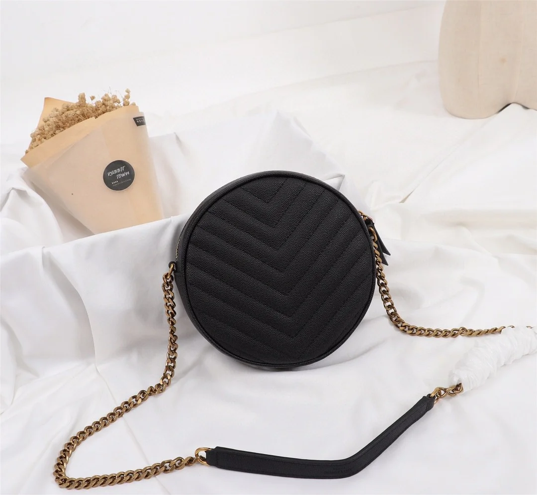 Saint Laurent Round Quilted Bag — Color to Confirm product view 4
