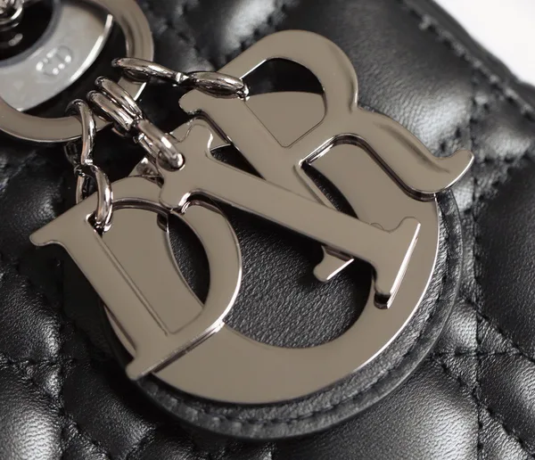 Dior My Lady Women’s Handbag Black Silver Lock 20x16cm product view 8
