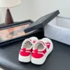 Chanel Women Red Canvas And Rubber Sneakers product view 3