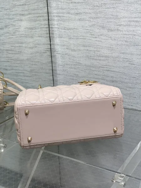 Dior Lady Pink with Gold Hardware – Medium Bag product view 7