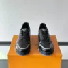 Louis Vuitton Men Sneakers — Black with Oval LV Side Detail product view 2