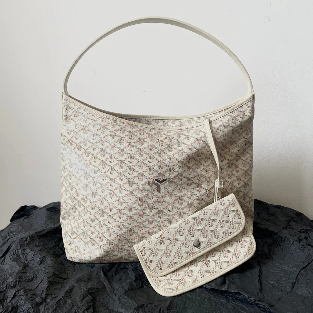 Goyard Goyardine Boheme Hobo White Bag product view 1
