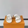 Louis Vuitton Men White Leather Sandals product view 2