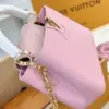 Louis Vuitton Capucines Handbags Pink Lock Gold 21 cm product view 4