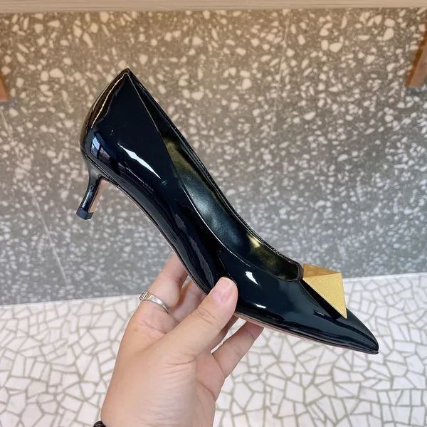 Valentino Women Black Patent Leather Flats product view 6