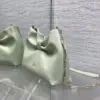 Dior Bow Bag Green Lambskin product view 6