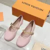 Louis Vuitton Women Pink Fabric Mary Janes Heels product view 3