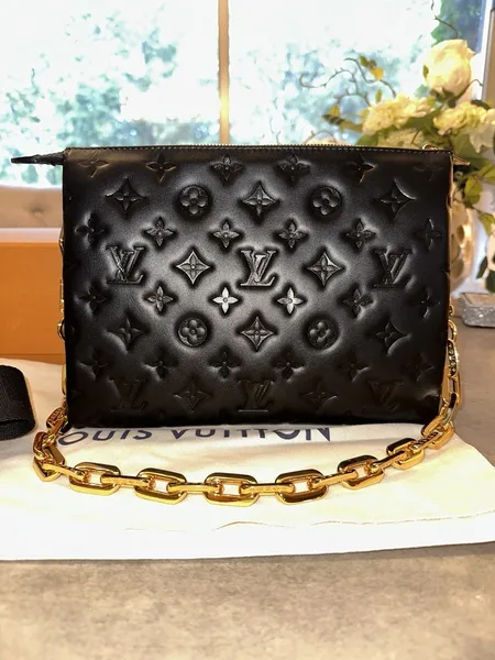 Louis Vuitton Coussin PM Embossed Monogram Black Bag product photo