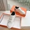 Hermès Women White Low-Top Sneakers — Black Tongue Detail product view 3