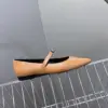 Hermès Women Tan Leather Pointed Toe Flats product view 6