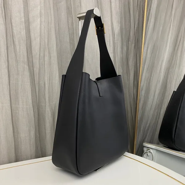 Saint Laurent Black 1453YS Hobe Bag 30 cm product view 2